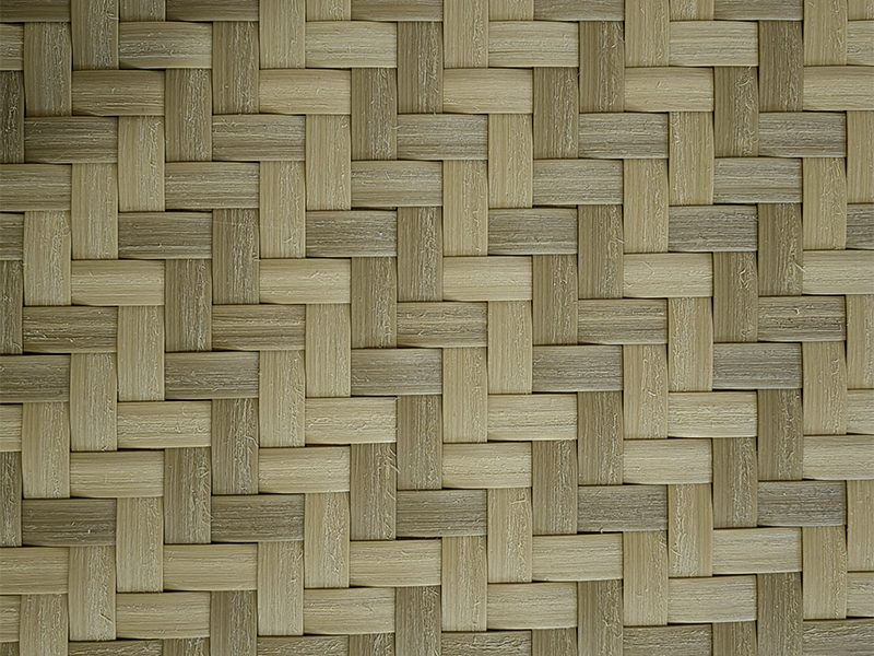 Suspended bamboo mat